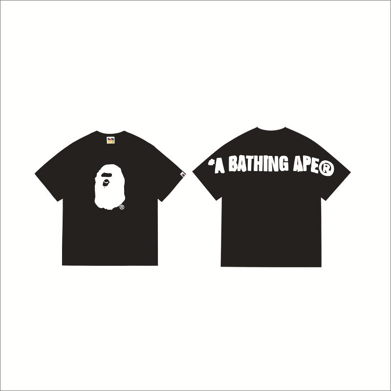 Bape Sakura Floral Graphic Oversized Tee Streetwear Unisex