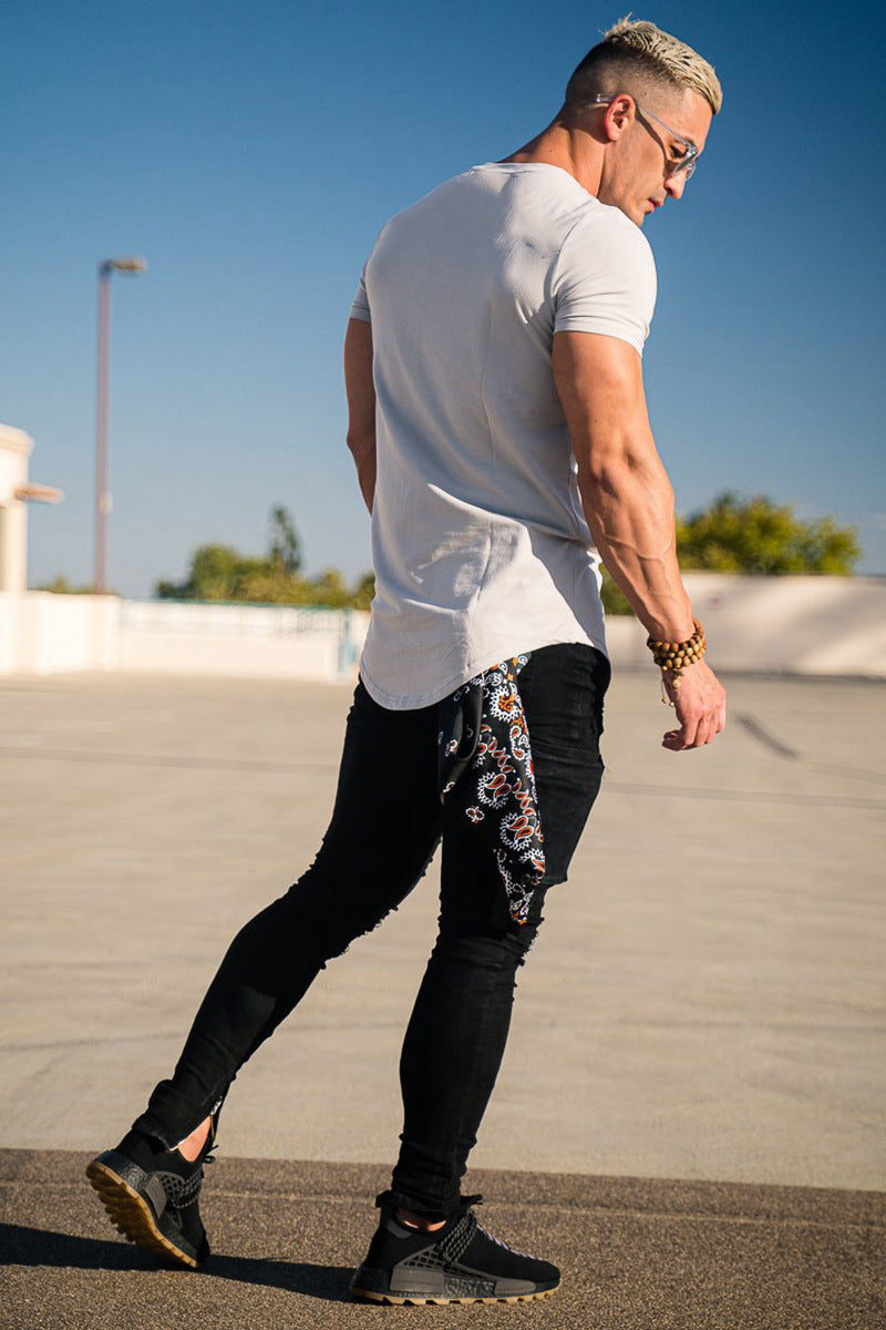 YOUNGLA 402 Perfect Tee - Scallop Bottom