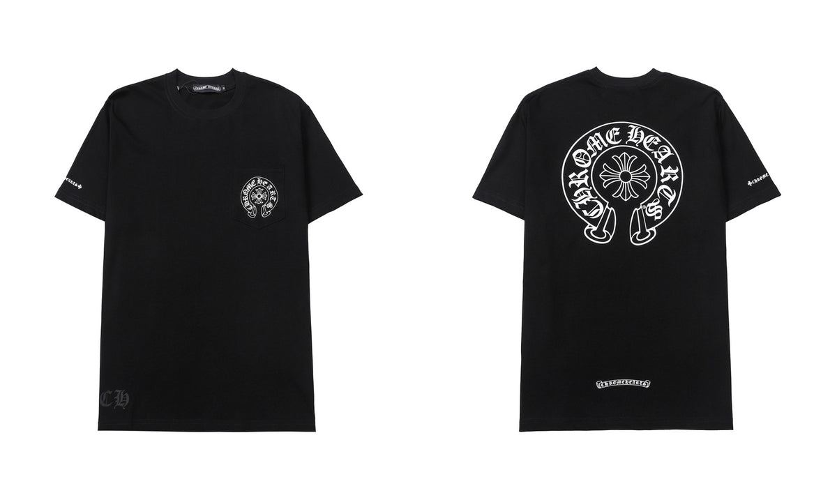 Chrome Hearts Cross Letter Graphic Short Sleeve Tee Streetwear Unisex