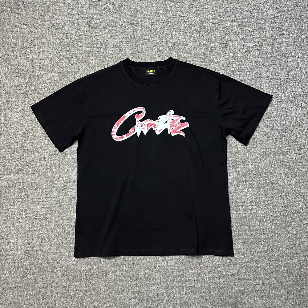 2026 New Corteiz Graphic Print Tee Loose Casual Streetwear T-Shirt