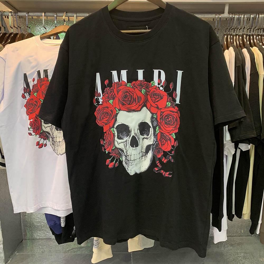 Amiri Peace Dove Graphic Oversized Tee Streetwear Unisex