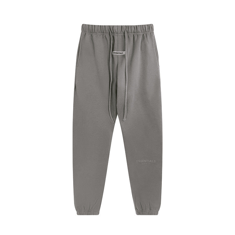 Fear of God ESSENTIALS 3D Reflective Letter Hoodie Pullover sweatpants