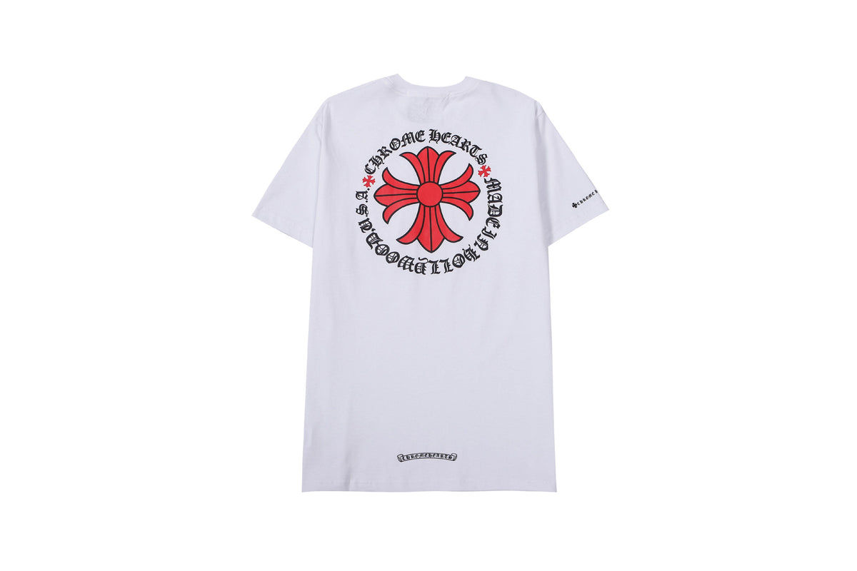 Chrome Hearts Cross Letter Graphic Short Sleeve Tee Streetwear Unisex