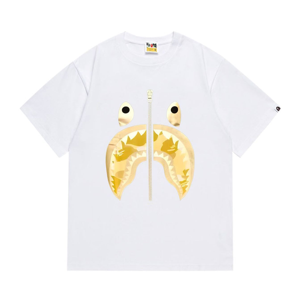 BAPE Ape Head Graphic Print Loose Unisex Streetwear T-Shirt