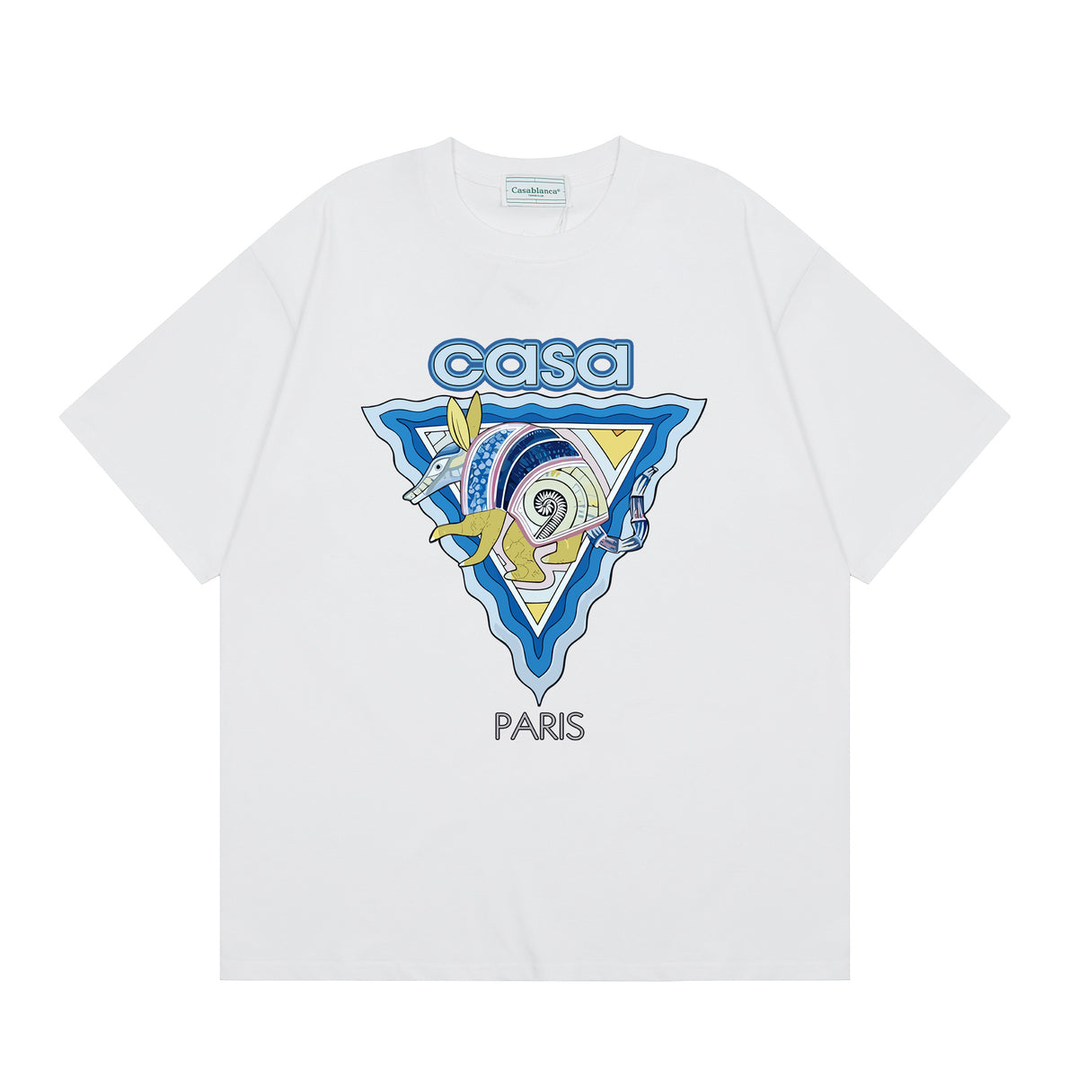 Casablanca Multi‑Artwork Vintage Graphic Oversized Tee Streetwear
