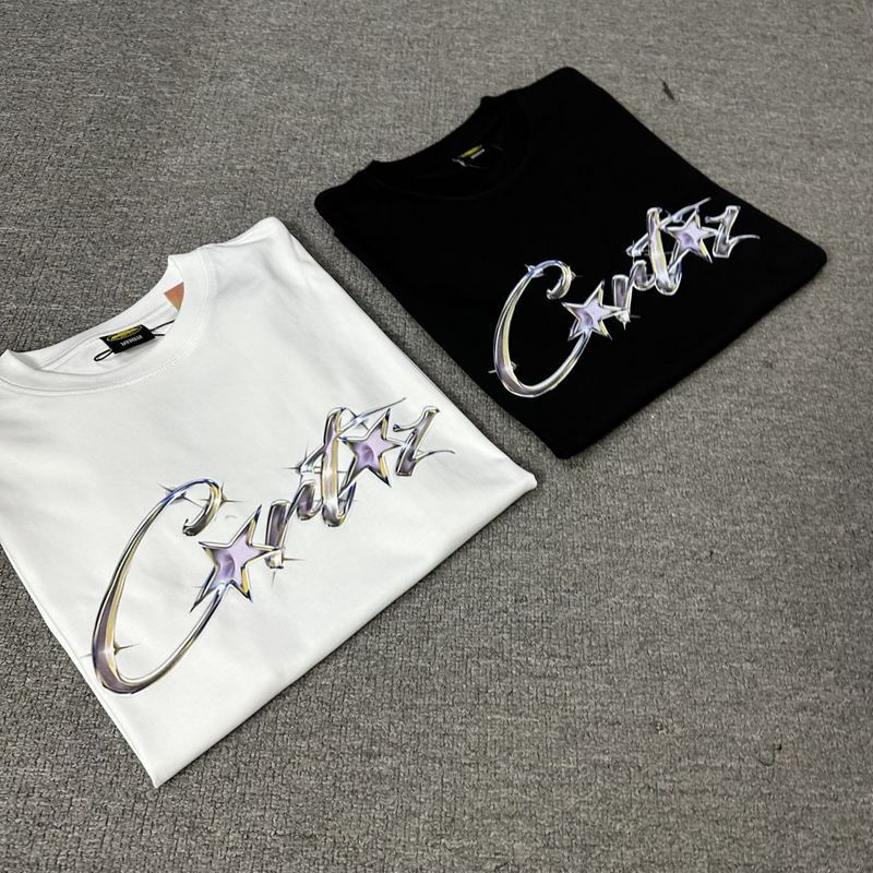 Corteiz Logo Letter Print Crew Neck Short Sleeve T‑Shirt Unisex
