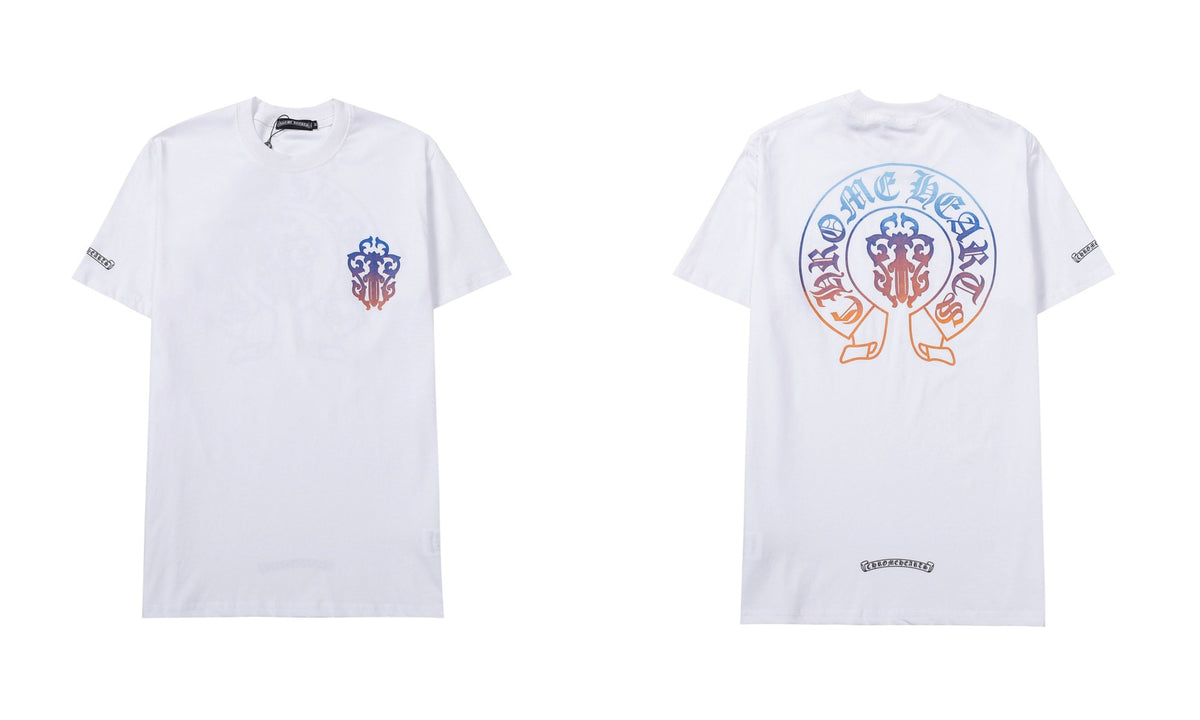 Chrome Hearts Cross Letter Graphic Short Sleeve Tee Streetwear Unisex