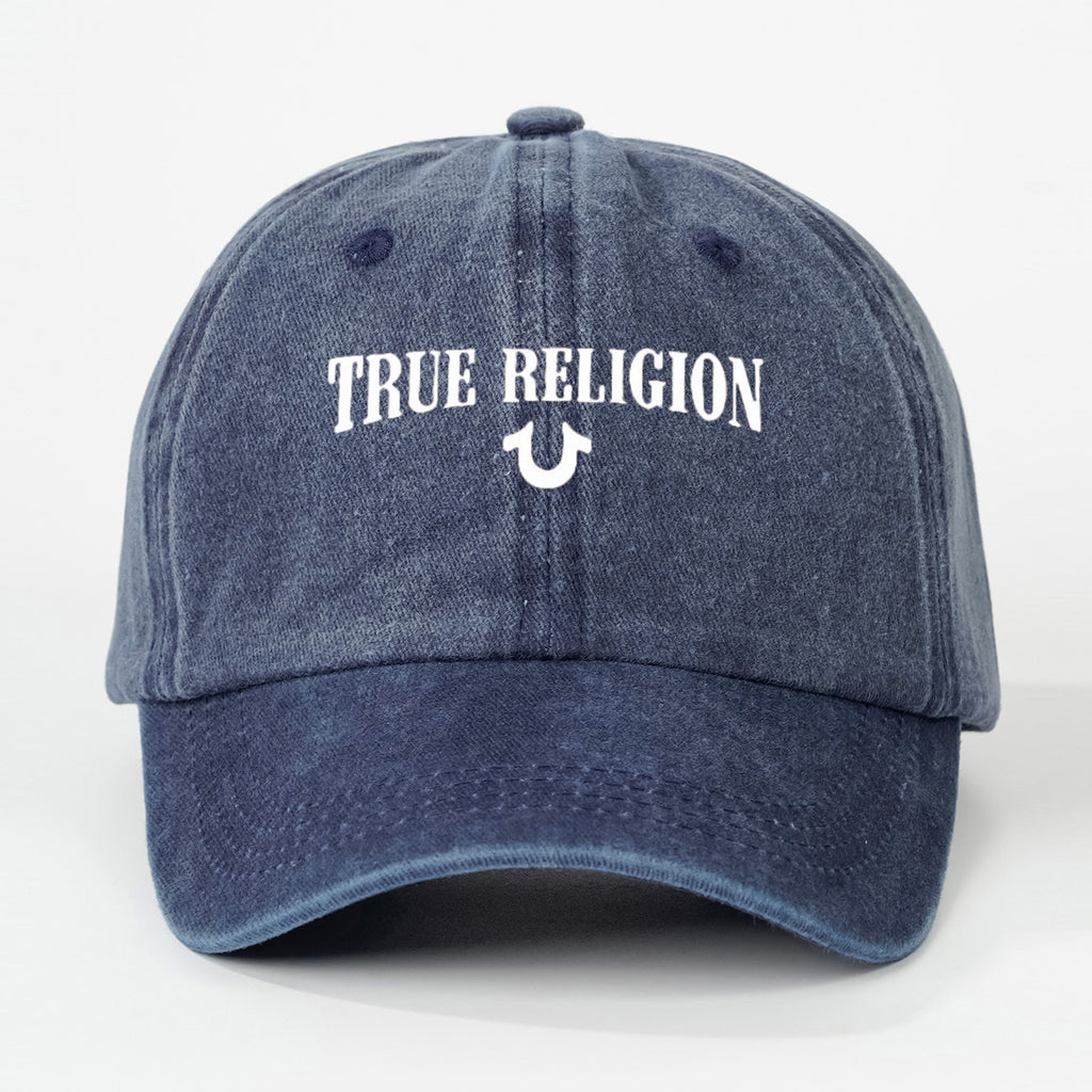 Vintage Washed True Religion Horseshoe Dad Hat
