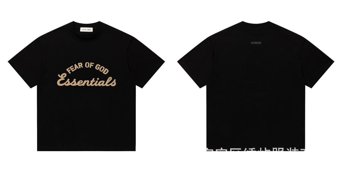 Fear Of God Essentials Letter Series Crew Neck Short Sleeve T Shirt
