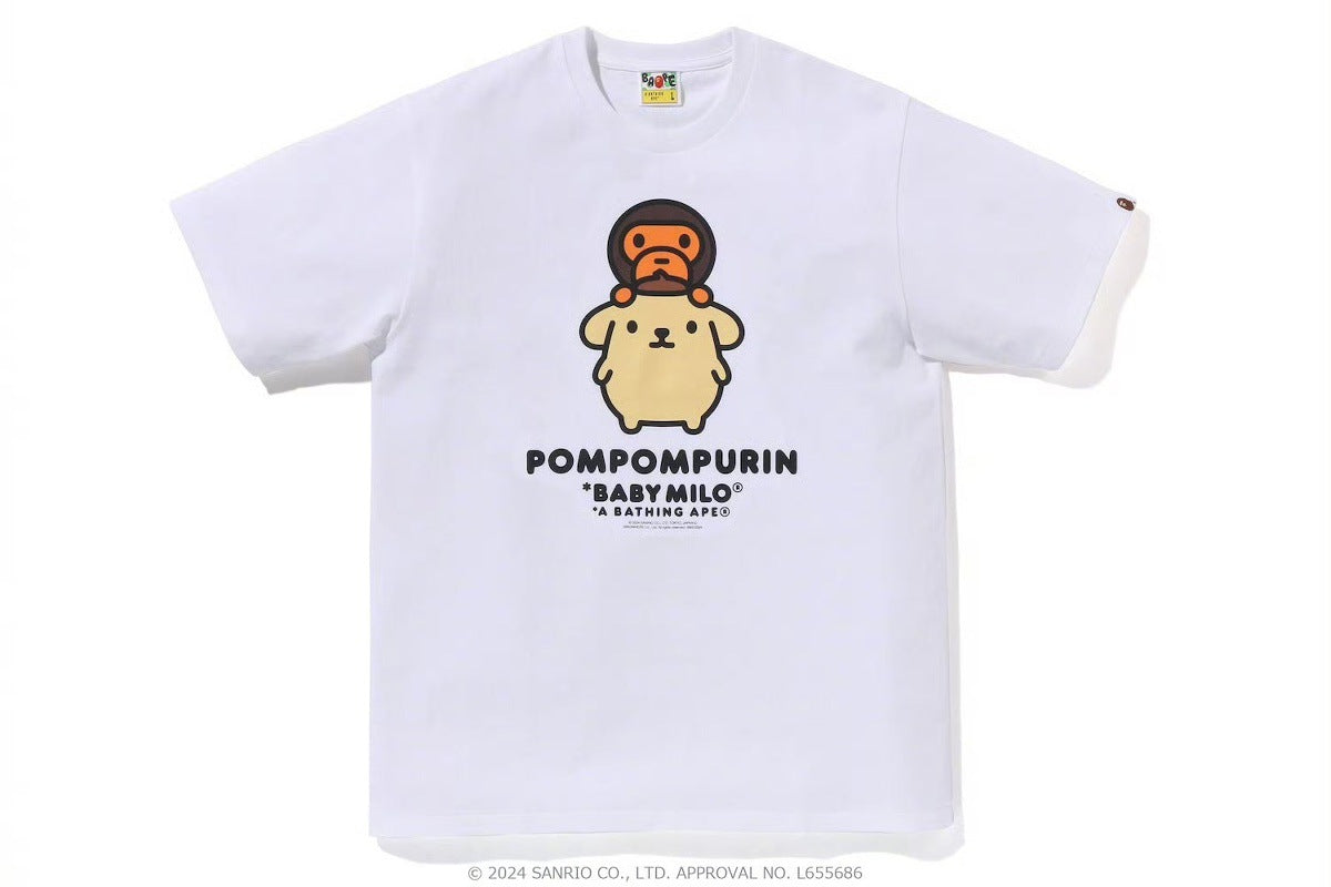 BAPE Baby Milo x Sanrio Characters Graphic T-Shirt Unisex