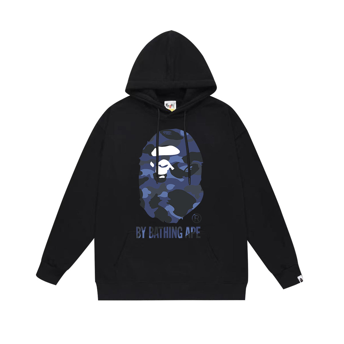 Bape Camo Ape Head Graphic Vintage Washed Oversized Hoodie Streetwear
