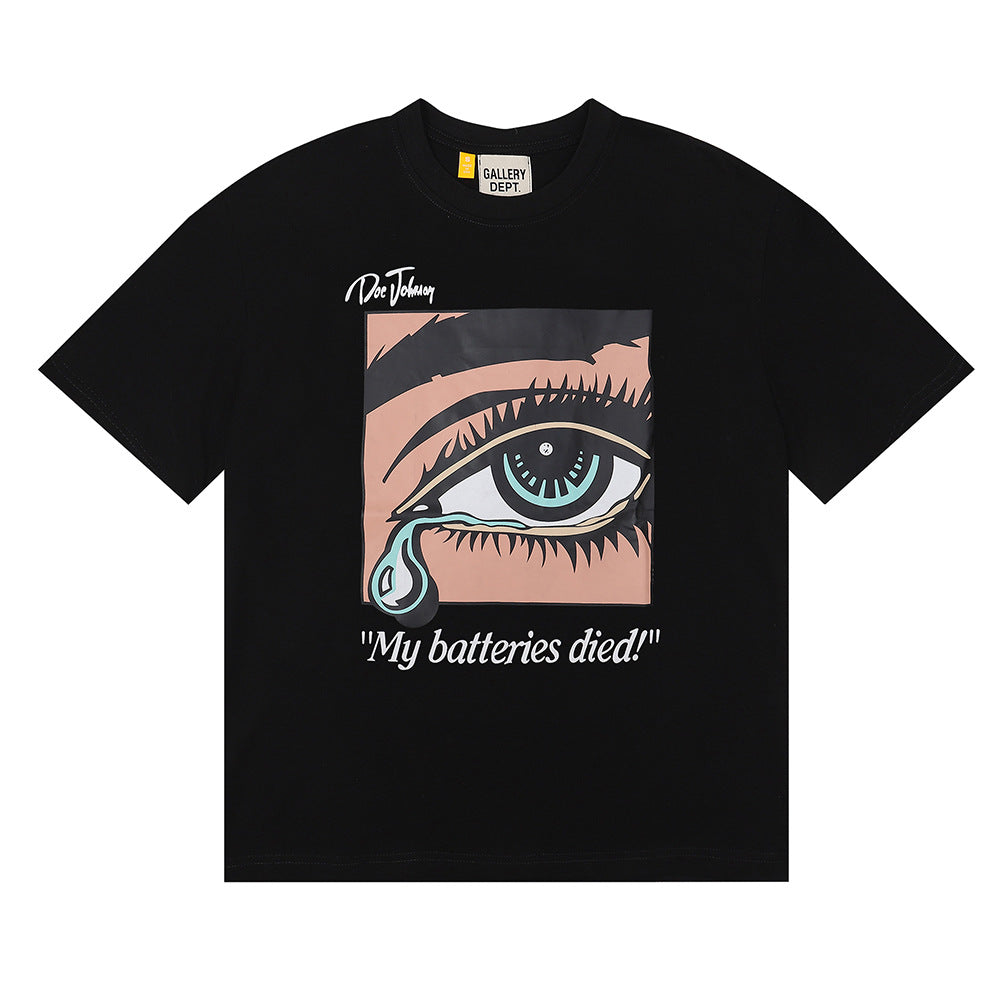 Gallery Dept Classic Logo Slogan Crew Neck Short Sleeve T‑Shirt Unisex