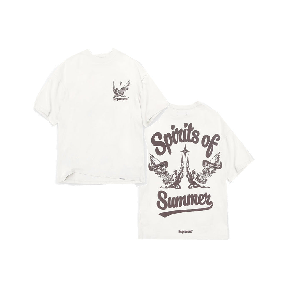 Represent Vintage Washed Graphic Short Sleeve Tee Streetwear Unisex
