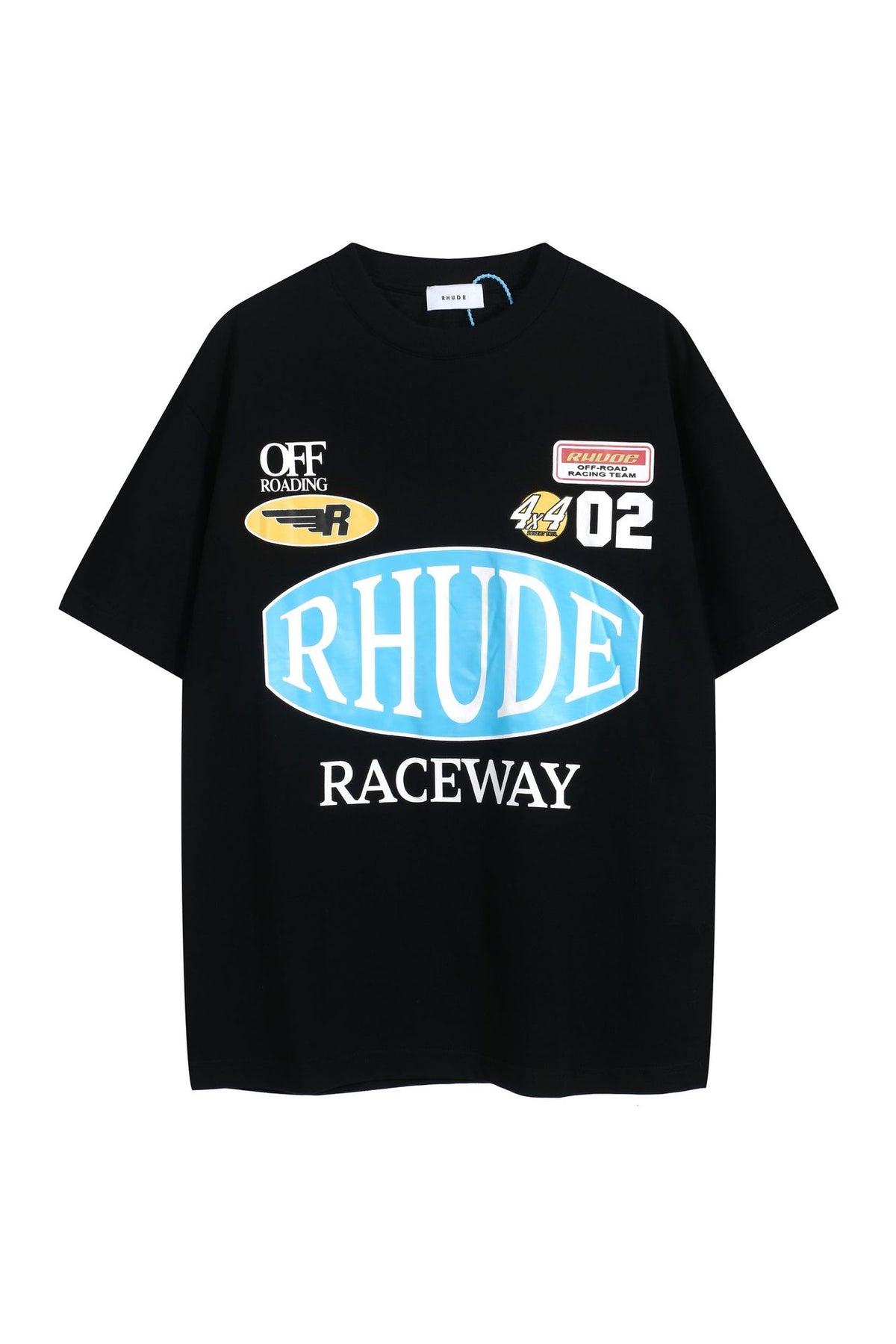Rhude Vintage Sunset Coconut Tree Graphic Oversized Tee Streetwear