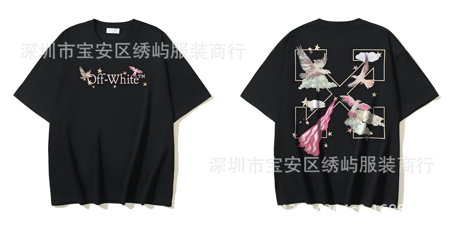 Figure Arrow Graphic Print Streetwear Crew Neck Short Sleeve T Shirt