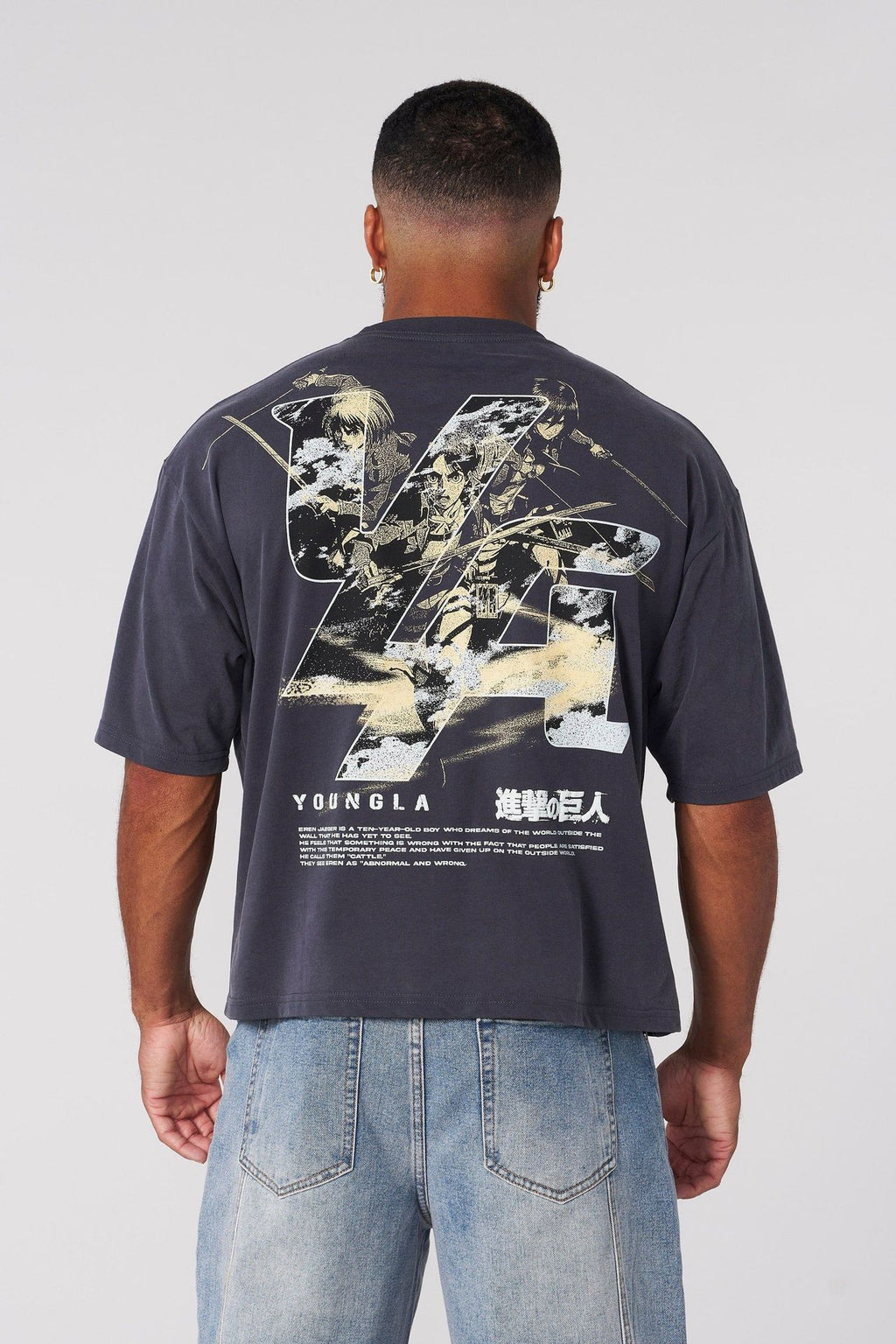 YOUNGLA 4186 AOT© x YLA Cropped Tees