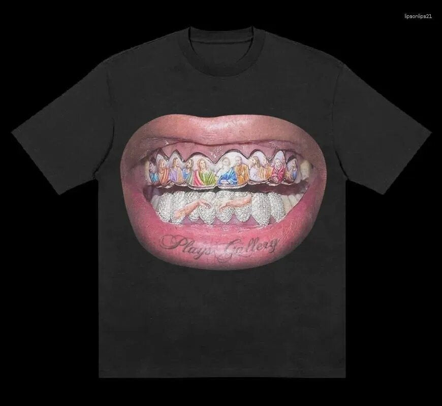 Y2K Punk Vintage Rap Graphic Unisex Oversized Streetwear Baumwoll T-Shirt