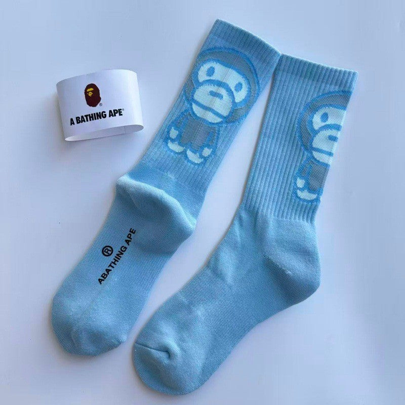BAPE Baby Milo Jacquard Crew Socks Unisex