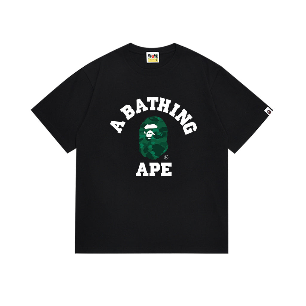 BAPE Ape Head Graphic Print Short Sleeve Tee Streetwear Unisex