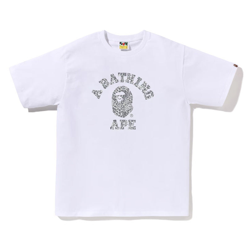 BAPE Ape Head Cartoon Print Loose Unisex Short Sleeve T-Shirt