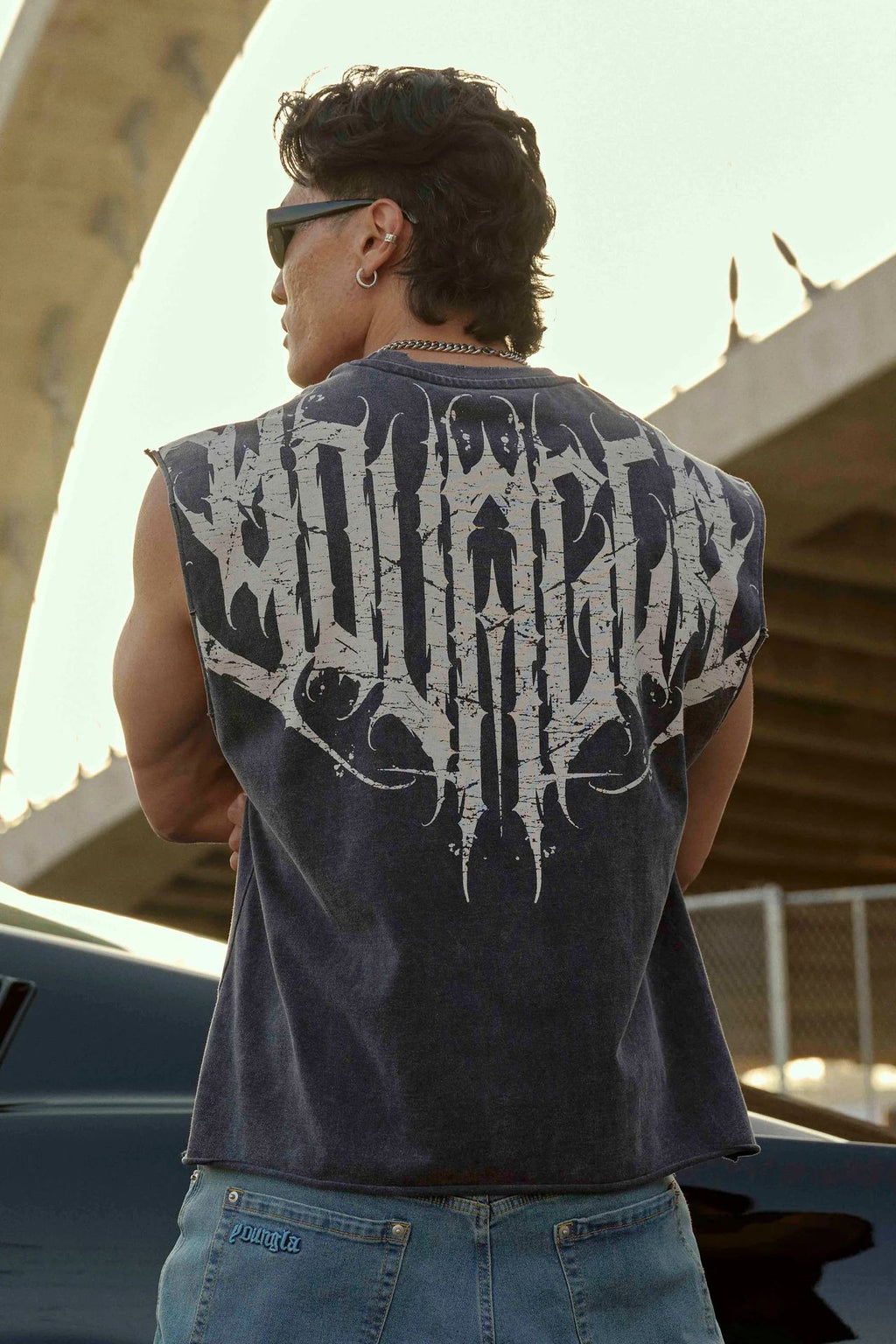 YOUNGLA 3022 Anarchy Cropped Tanks