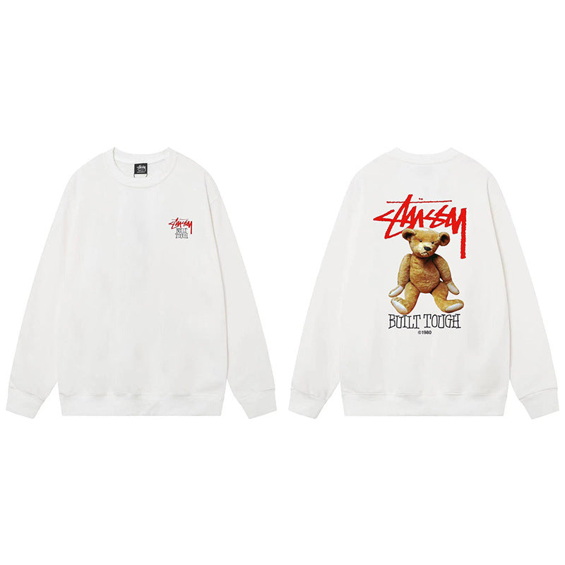 Stussy Graphic Crewneck Sweatshirt 8 Ball Dice Street Casual Pullover