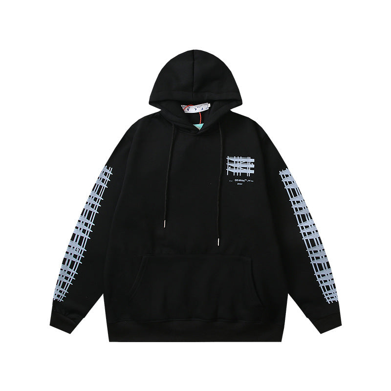 Off-White Arrow Graphic Print Hoodie Streetwear Unisex