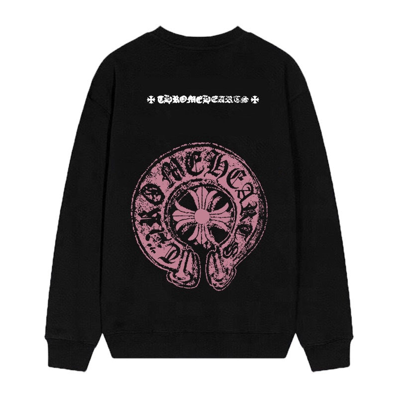 Chrome Hearts Cross Horseshoe Crewneck Sweatshirt Vintage Street Top