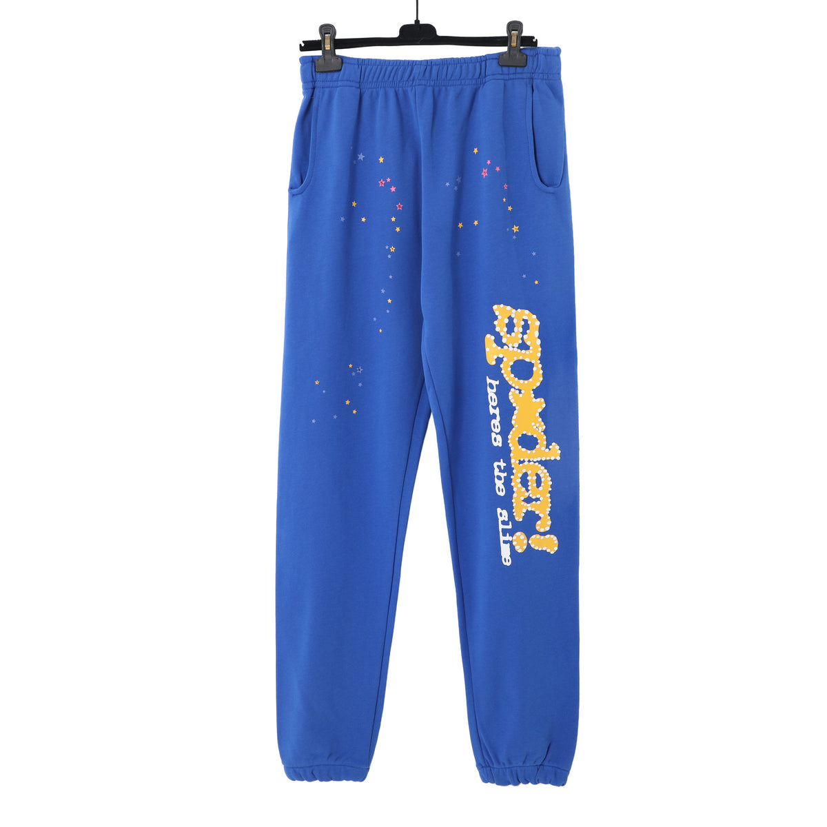 Sp5der Foam Print Spider Web Hoodie Sweatshirt Jogger Pants Set