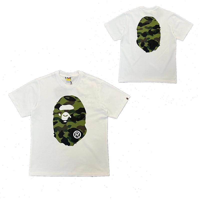 Bape Camo Ape Head Print Graphic Short Sleeve Tee Streetwear Unisex