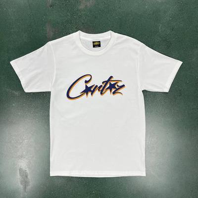 Corteiz CRTZ Y2K Classic Ship Logo Oversized Vintage Baumwoll-T-Shirt