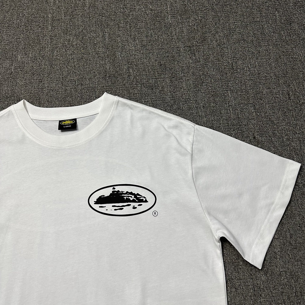 2026 New Corteiz Graphic Print Tee Loose Casual Streetwear T-Shirt