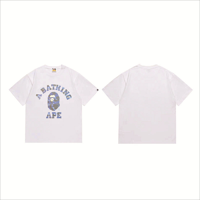 Bape Sakura Floral Graphic Oversized Tee Streetwear Unisex