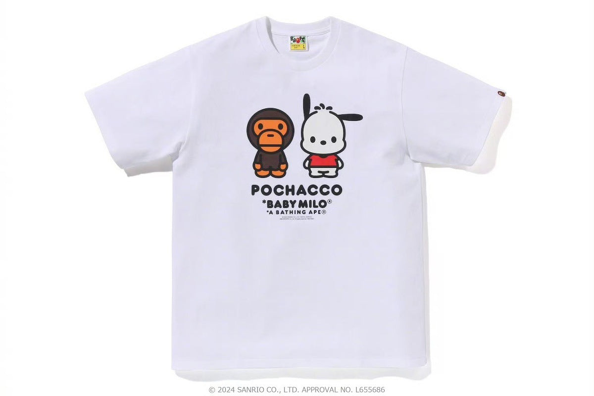 BAPE Baby Milo x Sanrio Characters Graphic T-Shirt Unisex