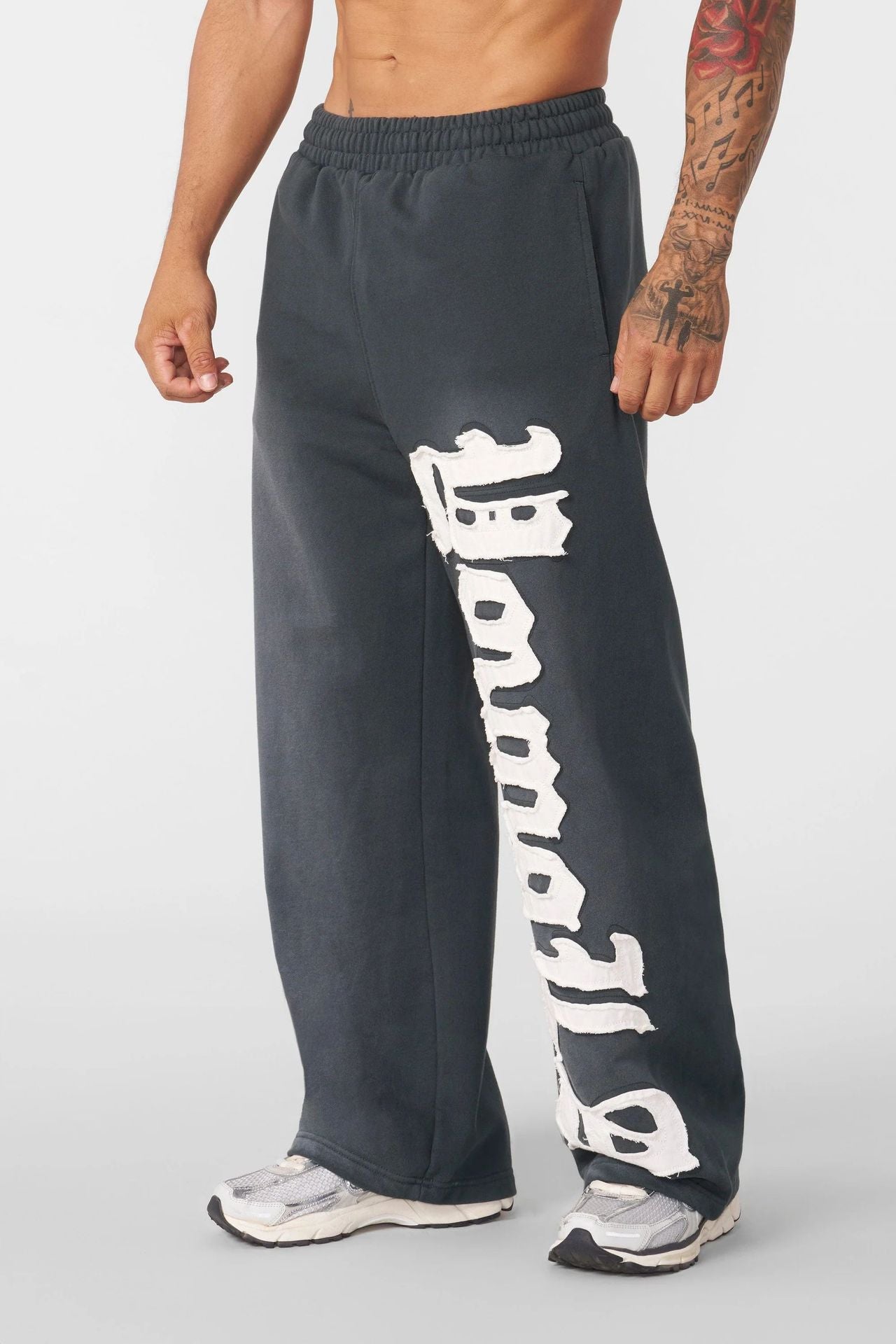 YOUNGLA 2127 Big Patch Sweats