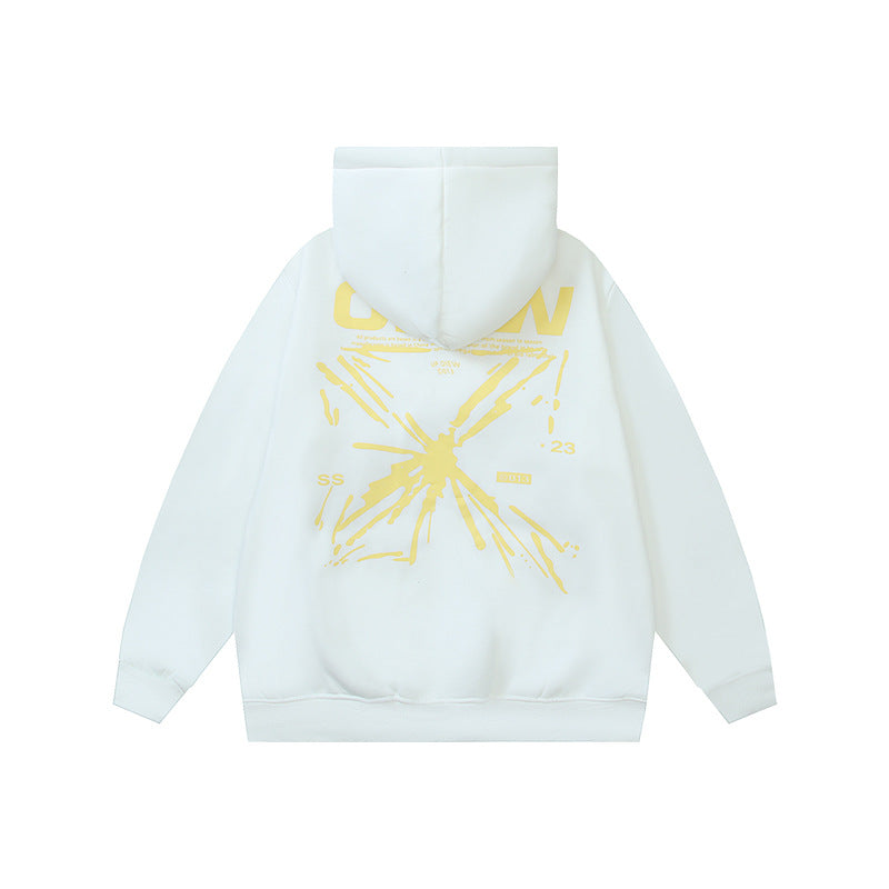 Off-White Arrow Graphic Print Hoodie Streetwear Unisex