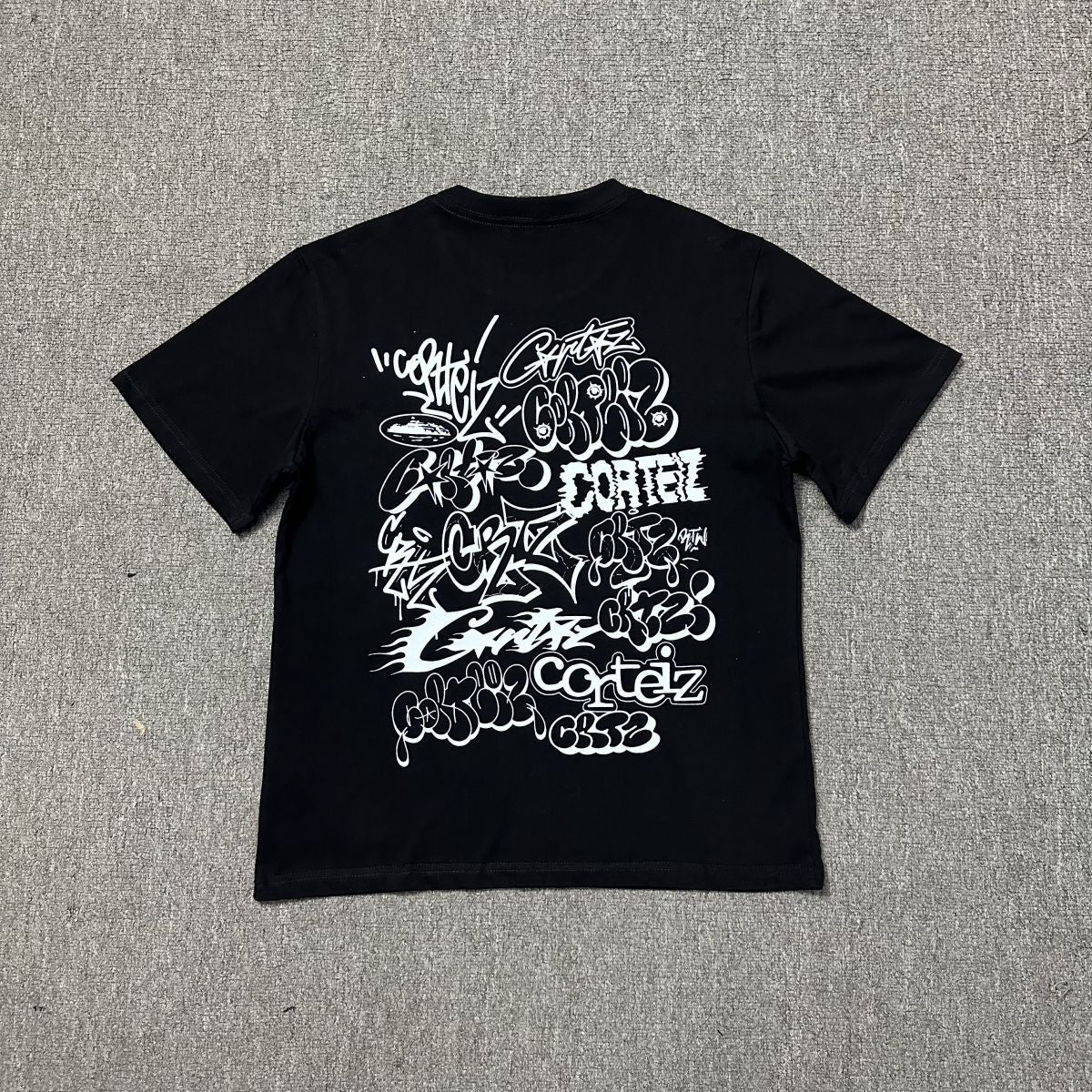 Corteiz Island Letter Graphic Oversized Tee Streetwear Unisex