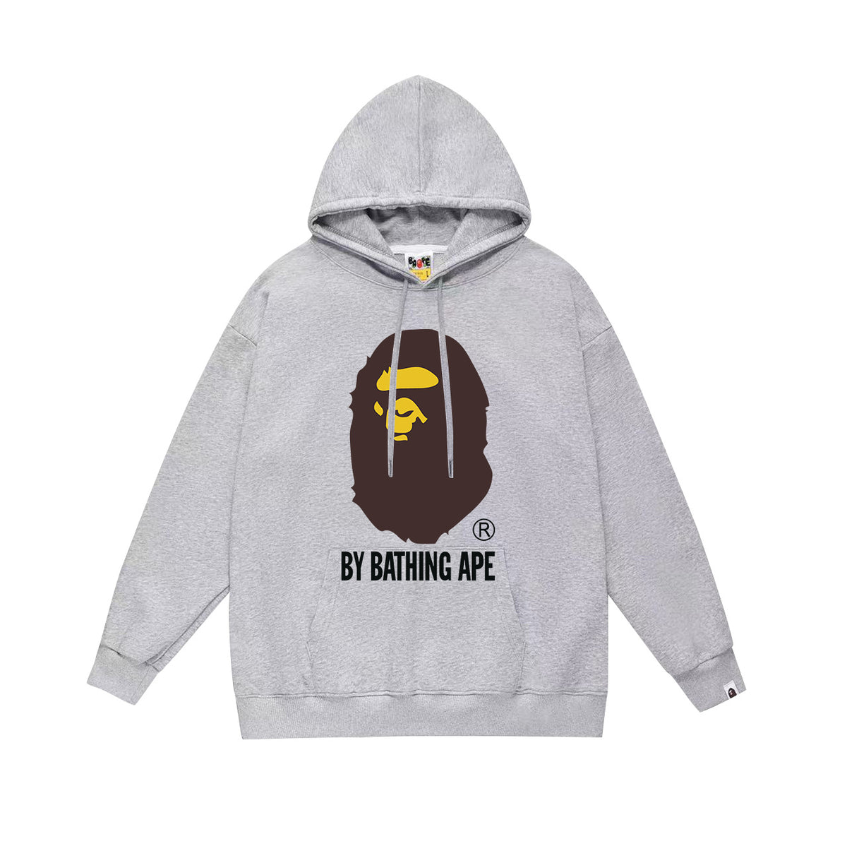 Bape Camo Ape Head Graphic Vintage Washed Oversized Hoodie Streetwear