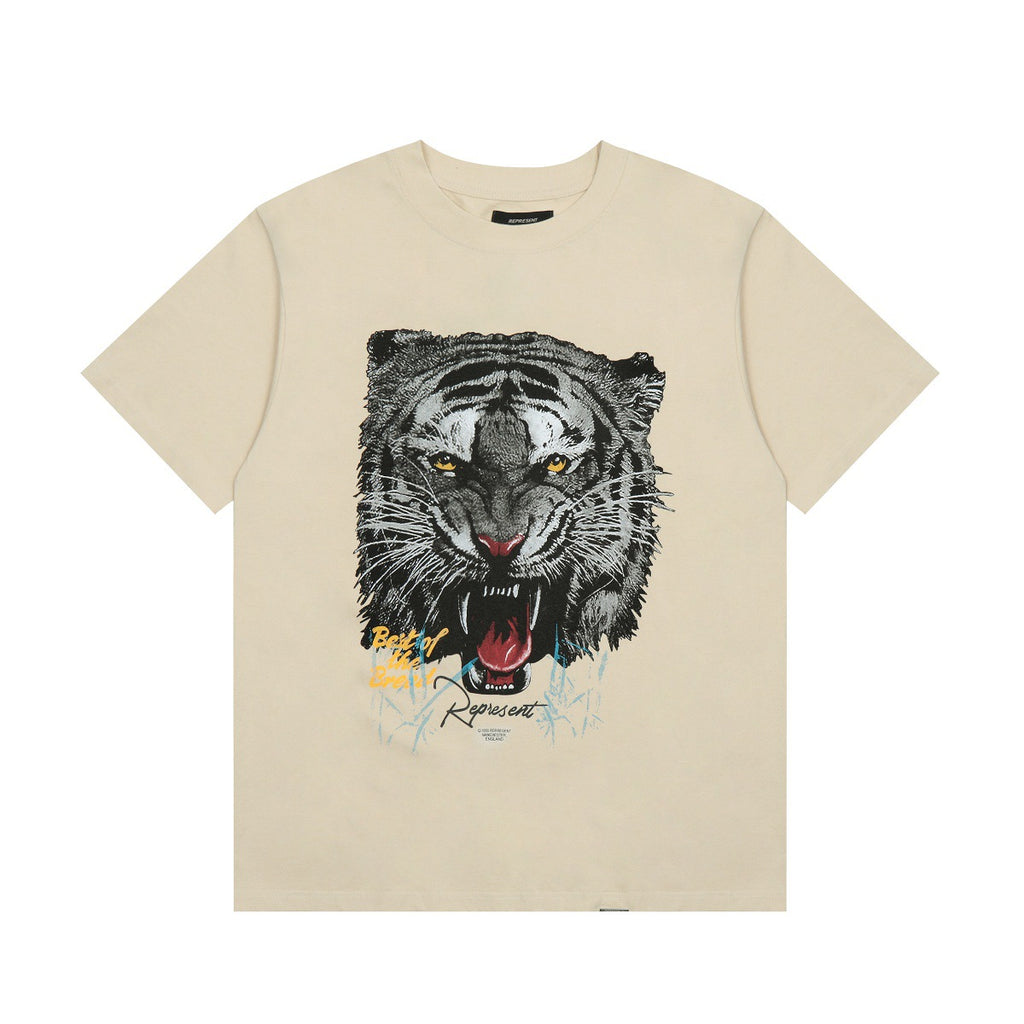 Represent Shark Washed Graphic Oversized Tee Streetwear Unisex