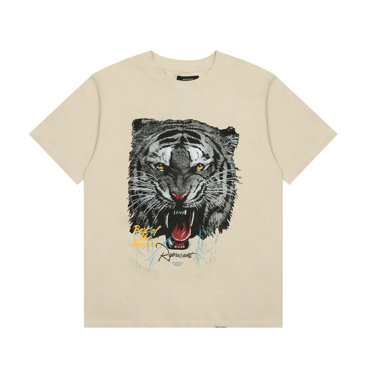 Represent Shark Washed Graphic Oversized Tee Streetwear Unisex