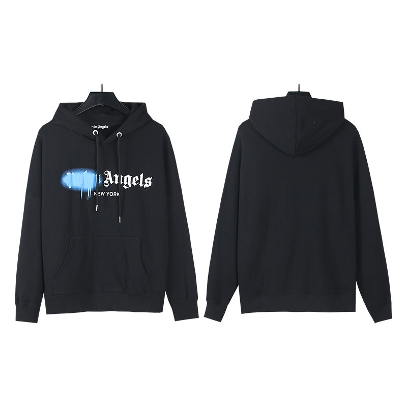 Palm Angels Las Vegas Sprayed Logo Hoodie Streetwear Pullover