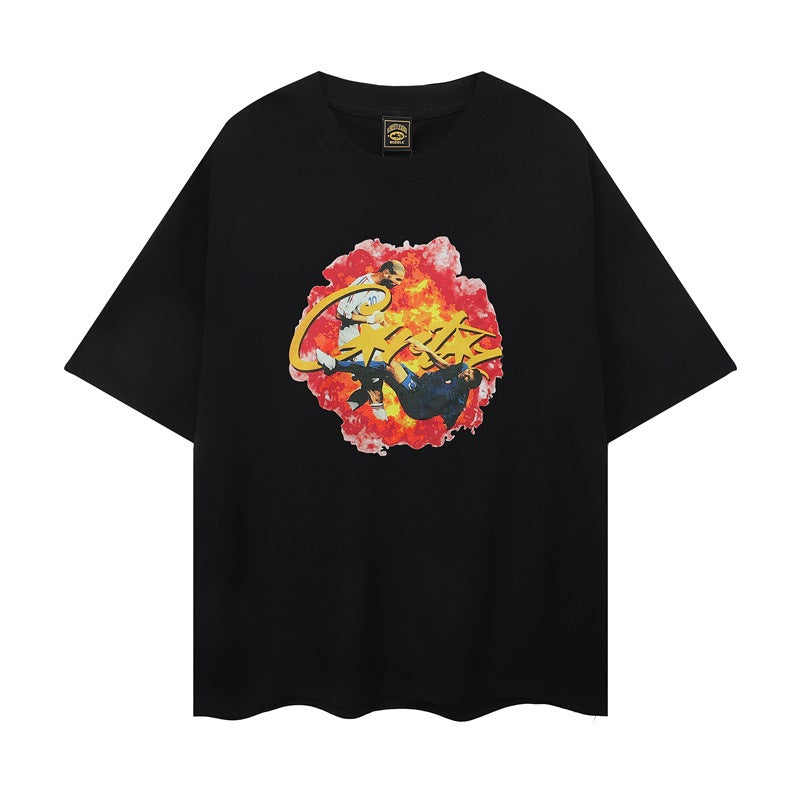 Corteiz Graffiti Graphic Tee Loose Unisex High Street T-Shirt