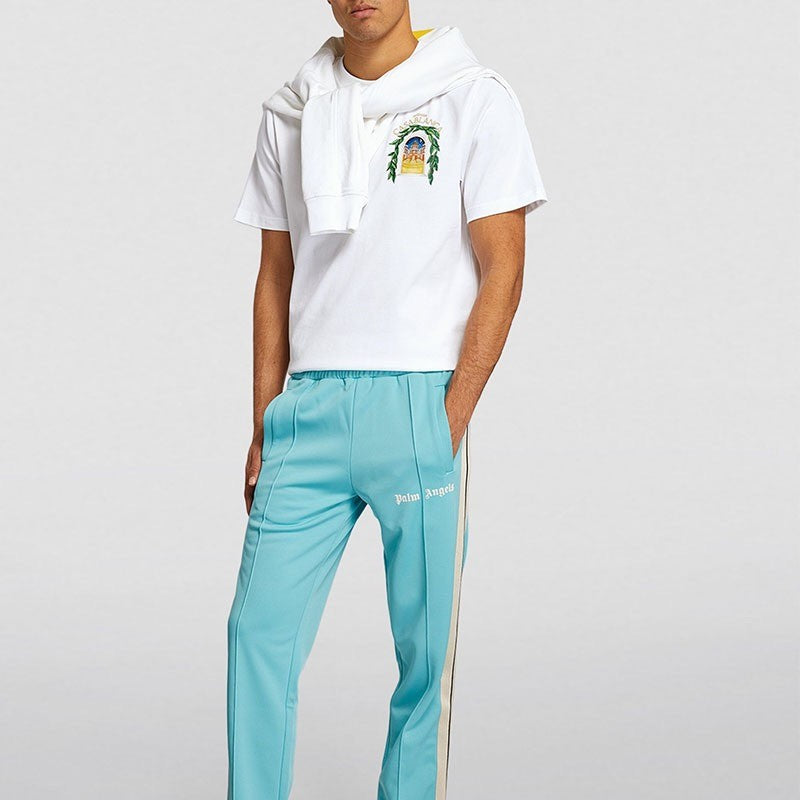 Casablanca Casa Letter Arch Graphic Short Sleeve Tee Streetwear Unisex