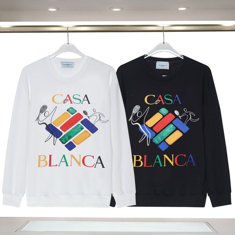 Casablanca Arch Logo Crewneck Casa Graphic Print Casual Pullover