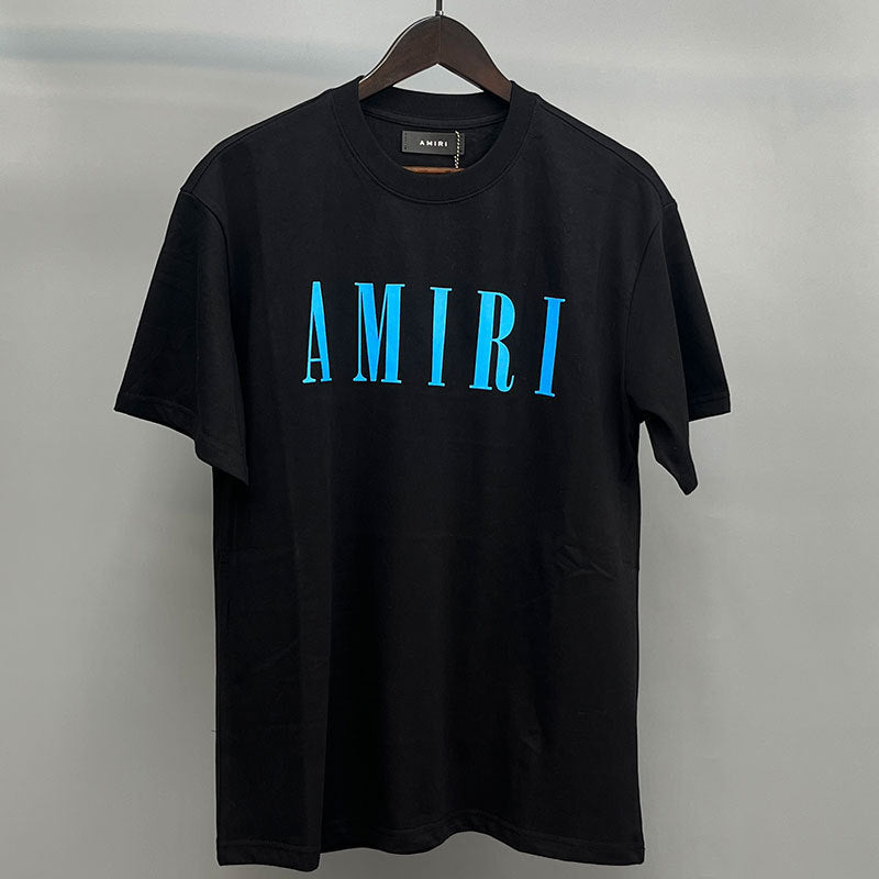 Amiri Multi‑Style Letter Logo Graphic Oversized Tee Streetwear Unisex