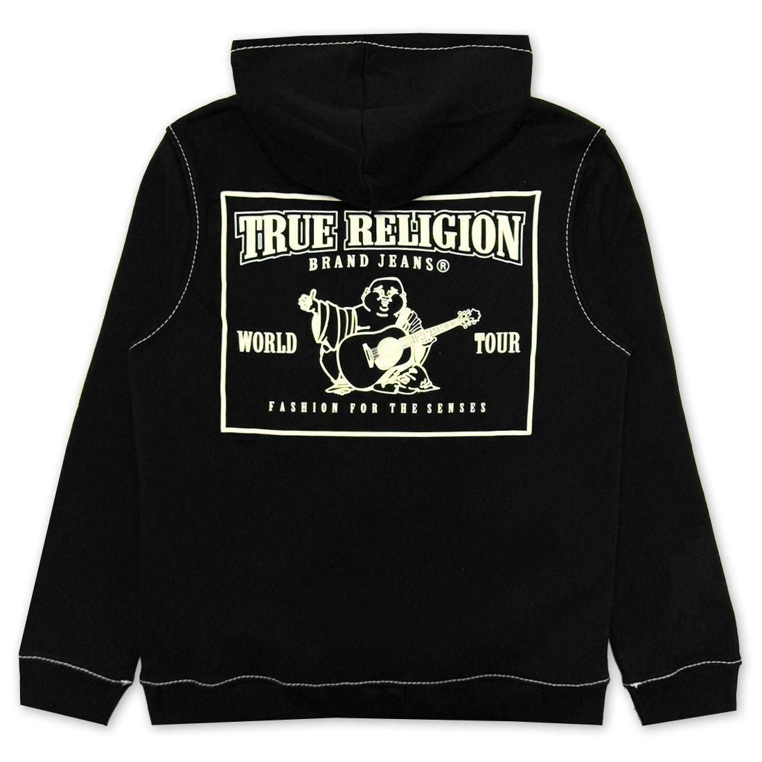 Y2K Vintage Stitch Zip Up Hoodie Horseshoe Embroidery