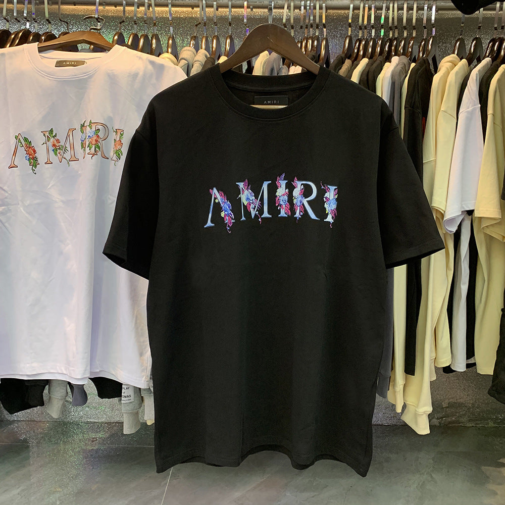 Amiri Peace Dove Graphic Oversized Tee Streetwear Unisex