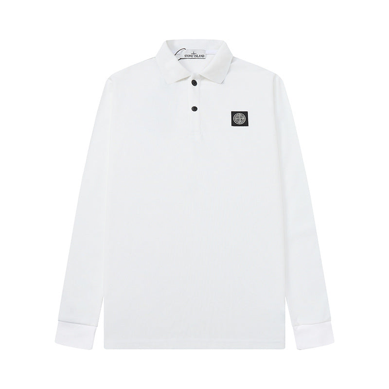 Stone Island Compass Patch Short & Long Sleeve Polo Shirt Streetwear