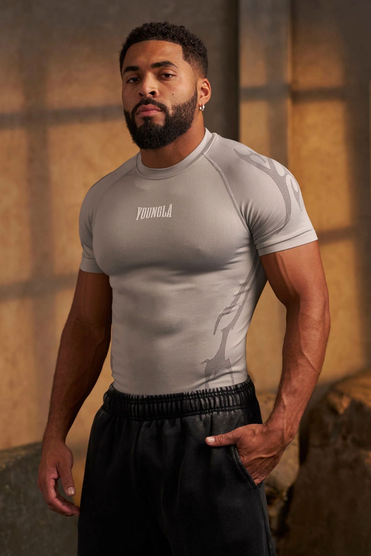 YOUNGLA 4067 Gothic Compression Tees