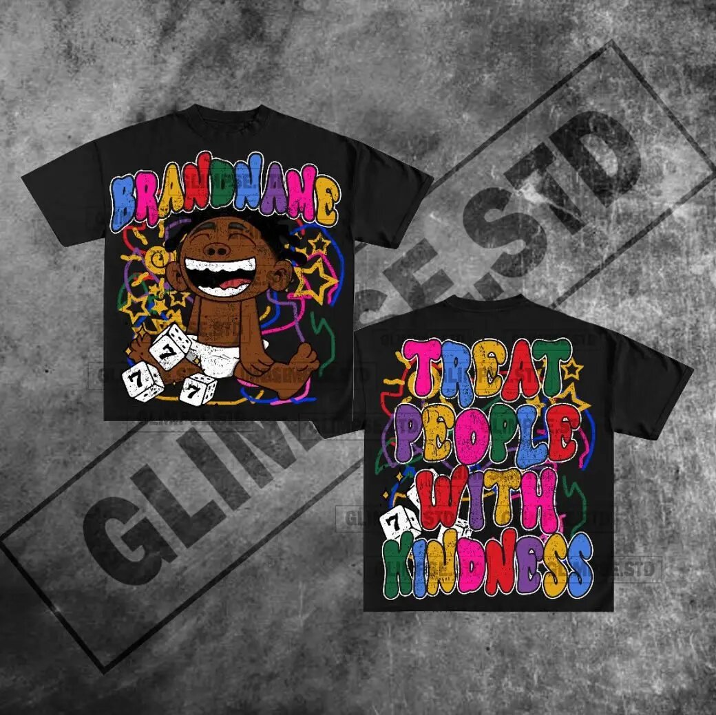 Hellstar Style Vintage Hip Hop Grafik Oversized Streetwear Baumwoll-T-Shirt